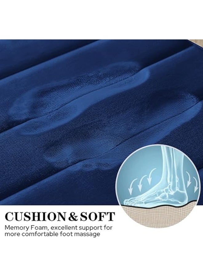 MIXSNOW Memory Foam Bathroom Rug Set, 3 Piece, Non Slip, Extra Soft, Absorbent Bath Mats, Machine Washable - Image 5